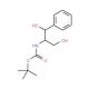 (1S,2S)-(+)-N-Boc-2-amino-1-phenyl-1,3-propanediol - chemical structure image