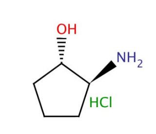 (1S,2S)-trans-2-Aminocyclopentanol hydrochloride (CAS 68327-04-8) - chemical structure image