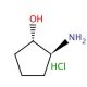 (1S,2S)-trans-2-Aminocyclopentanol hydrochloride (CAS 68327-04-8) - chemical structure image