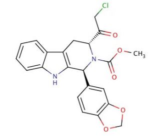 (1S,3R)-1-Benzo[1,3]dioxol-5-yl-2-(2-chloro-acetyl)-2,3,4,9-tetrahydro-1H-b-carboline-3-carboxylic Acid Methyl Ester - chemic