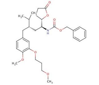 [(1S,3S)-3-[[4-Methoxy-3-(3-methoxypropoxy)phenyl]methyl]-4-methyl-1-[(2S)-tetrahydro-5-oxo-2-furanyl]pentyl]carbamic Acid Be