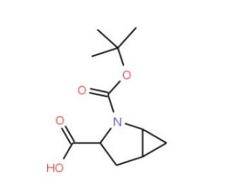 (1S,3S,5S)-2-(tert-butoxycarbonyl)-2-azabicyclo[3.1.0]hexane-3-carboxylic acid - chemical structure image