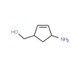 (1S,4R)-cis-4-Amino-2-cyclopentene-1-methanol (CAS 136522-35-5) - chemical structure image
