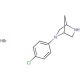 (1S,4S)-(−)-2-(4-Chlorophenyl)-2,5-diazabicyclo[2.2.1]heptane hydrobromide (CAS 308103-51-7) - chemical structure image