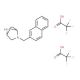 (1S,4S)-2-Naphthalen-2-ylmethyl-2,5-diaza-bicyclo[2.2.1]heptane di-trifluoro-acetic acid (CAS 845866-75-3) - chemical structu