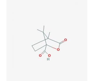 (1S)-(&minus;)-Camphanic acid (CAS 13429-83-9) - chemical structure image