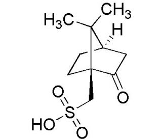 (1S)-(&plus;)-Camphor-10-sulphonic acid (CAS 3144-16-9) - chemical structure image