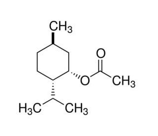 (1S)-(&plus;)-Neomenthyl acetate (CAS 2552-91-2) - chemical structure image