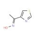 (1Z)-1-(1,3-thiazol-4-yl)ethanone oxime - chemical structure image