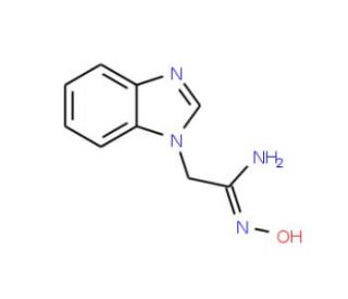(1Z)-2-(1H-benzimidazol-1-yl)-N&prime;-hydroxyethanimidamide - chemical structure image