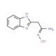 (1Z)-2-(1H-benzimidazol-2-yl)-N′-hydroxyethanimidamide (CAS 4404-32-4) - chemical structure image