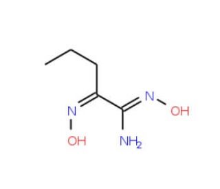 (1Z,2E)-N&prime;-hydroxy-2-(hydroxyimino)pentanimidamide - chemical structure image
