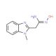 (1Z)-N′-hydroxy-2-(1-methyl-1H-benzimidazol-2-yl)ethanimidamide - chemical structure image