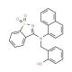 2-{[(1,1-Dioxido-1,2-benzisothiazol-3-yl)(1-naphthyl)amino]methyl}phenol - chemical structure image