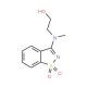 2-[(1,1-dioxido-1,2-benzisothiazol-3-yl)(methyl)amino]ethanol - chemical structure image