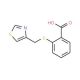 2-[(1,3-thiazol-4-ylmethyl)thio]benzoic acid - chemical structure image