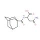 2-[(1-adamantylcarbonyl)amino]-4-amino-4-oxobutanoic acid - chemical structure image