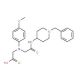 [{2-[(1-Benzylpiperidin-4-yl)amino]-2-oxoethyl}-(4-methoxyphenyl)amino]acetic acid - chemical structure image