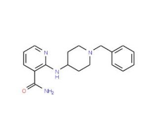 2-[(1-benzylpiperidin-4-yl)amino]pyridine-3-carboxamide - chemical structure image