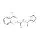 2-[(1-Bicyclo[2.2.1]hept-2-yl-ethylcarbamoyl)-methylsulfanyl]-benzoic acid - chemical structure image