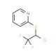 2-[(1-chloro-2,2,2-trifluoroethyl)thio]pyridine - chemical structure image