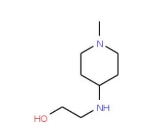 2-[(1-methylpiperidin-4-yl)amino]ethan-1-ol - chemical structure image