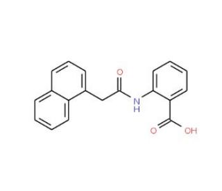2-[(1-naphthylacetyl)amino]benzoic acid (CAS 101895-37-8) - chemical structure image