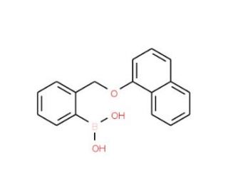2-[(1-Naphthyloxy)methyl]phenylboronic acid (CAS 1072951-77-9) - chemical structure image