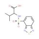 2-[(2,1,3-Benzothiadiazol-4-ylsulfonyl)amino]-3-methylbutanoic acid - chemical structure image