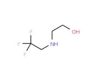 2-[(2,2,2-trifluoroethyl)amino]ethanol (CAS 371-99-3) - chemical structure image