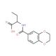 2-[(2,3-Dihydro-benzo[1,4]dioxine-6-carbonyl)-amino]-butyric acid (CAS 436855-75-3) - chemical structure image