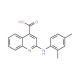 2-[(2,4-Dimethylphenyl)amino]quinoline-4-carboxylic acid (CAS 171204-19-6) - chemical structure image