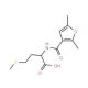 2-[(2,5-Dimethyl-furan-3-carbonyl)-amino]-4-methylsulfanyl-butyric acid (CAS 318466-02-3) - chemical structure image