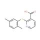 2-[(2,5-dimethylphenyl)thio]nicotinic acid - chemical structure image