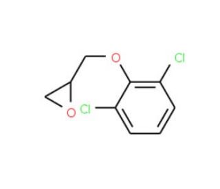 2-[(2,6-dichlorophenoxy)methyl]oxirane (CAS 3556-00-1) - chemical structure image
