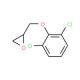 2-[(2,6-dichlorophenoxy)methyl]oxirane (CAS 3556-00-1) - chemical structure image