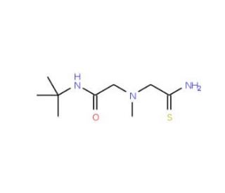 2-[(2-amino-2-thioxoethyl)(methyl)amino]-N-(tert-butyl)acetamide - chemical structure image
