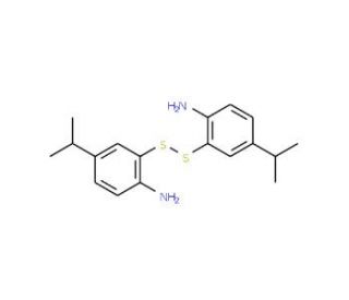 2-[(2-Amino-5-isopropylphenyl)dithio]-4-isopropylaniline - chemical structure image