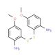 2-[(2-Amino-5-methoxyphenyl)dithio]-4-methoxyaniline - chemical structure image
