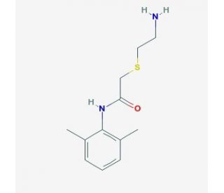 2-[(2-Aminoethyl)thio]-N-(2,6-dimethylphenyl)-acetamide - chemical structure image