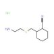 2-{[(2-aminoethyl)thio]methyl}benzonitrile hydrochloride - chemical structure image
