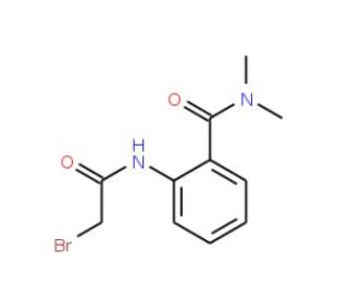2-[(2-Bromoacetyl)amino]-N,N-dimethylbenzamide - chemical structure image