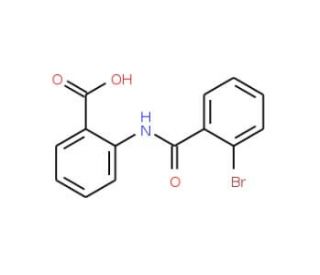 2-[(2-bromobenzoyl)amino]benzoic acid (CAS 18600-62-9) - chemical structure image
