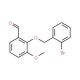 2-[(2-Bromobenzyl)oxy]-3-methoxybenzaldehyde - chemical structure image