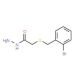 2-[(2-Bromobenzyl)thio]acetohydrazide - chemical structure image