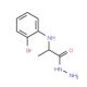 2-[(2-Bromophenyl)amino]propanohydrazide - chemical structure image
