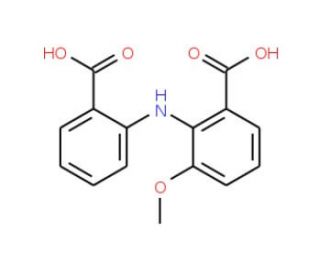 2-[(2-Carboxyphenyl)amino]-3-methoxybenzoic Acid (CAS 88377-32-6) - chemical structure image