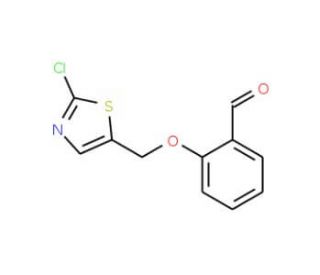 2-[(2-Chloro-1,3-thiazol-5-yl)methoxy]-benzenecarbaldehyde - chemical structure image
