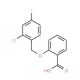 2-[(2-Chloro-4-fluorobenzyl)oxy]benzoic acid - chemical structure image