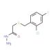 2-[(2-Chloro-4-fluorobenzyl)thio]acetohydrazide - chemical structure image